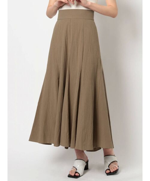 MURUA（ムルーア）の「パネルスウィッチングマキシスカート（スカート・レディース・ホワイト/ブラック/イエロー/ブラウン・FREE）」の12枚目の写真