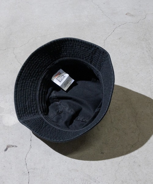 VISION STREET WEAR（ヴィジョンストリートウェア）の「【12】〔VISION STREET WEAR/ビジョン ストリート ウェア〕ヴィンテージ刺繍バケットハット（ハット・メンズ・アイボリー/ダークパープル/ブラック・FREE）」の4枚目の写真