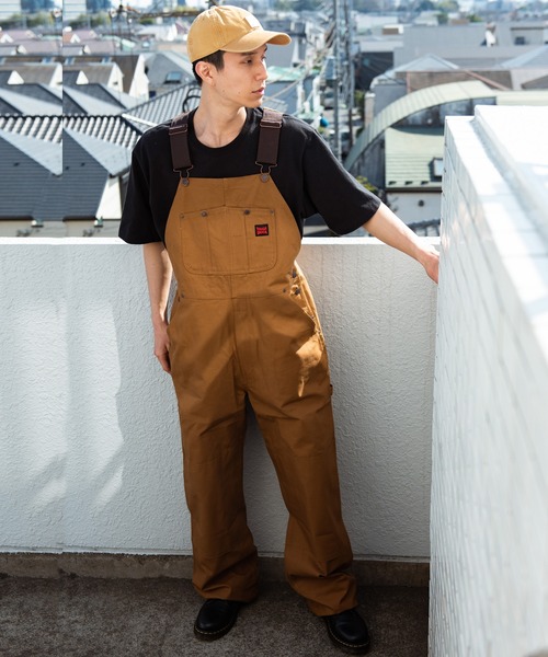 Beautiful Harmony(ビューティフルハーモニー)の「TOUGH DUCK/UNLINEDオーバーオール(サロペット/オーバーオール・メンズ・ブラック/ブラウン・36/30/32/34)」の20枚目の写真