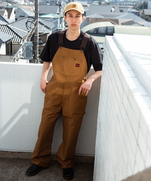 Beautiful Harmony(ビューティフルハーモニー)の「TOUGH DUCK/UNLINEDオーバーオール(サロペット/オーバーオール・メンズ・ブラック/ブラウン・36/30/32/34)」の19枚目の写真