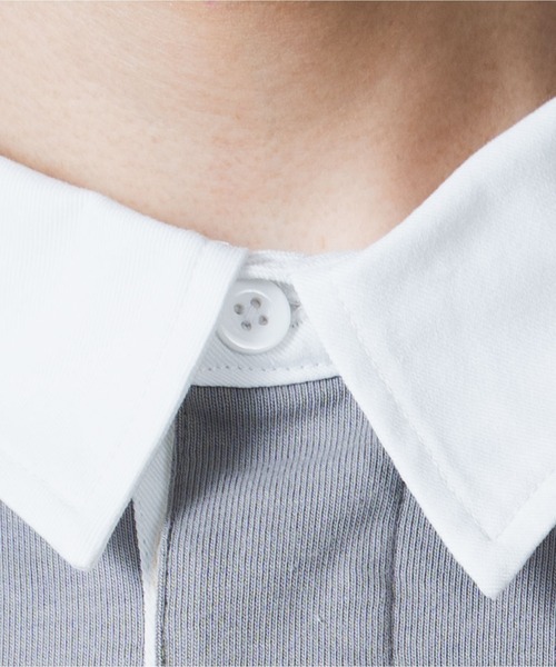 WEGO（ウィゴー）の「WEGO/ヘビーウエイトビッグシルエットラガーシャツ（ポロシャツ・メンズ・サックスブルー/ベージュ系その他/スミクロ/イエロー/ネイビー/ダークグリーン/その他1/その他2/その他3/グリーン系その他・MEDIUM/LARGE）」の22枚目の写真