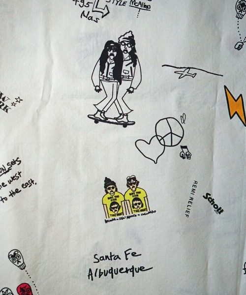 REMI RELIEF（レミレリーフ）の「【REMI RELIEF×Schott×Uncut Bound/レミレリーフ×ショット×アンカットバウンド】別注コラボアロハシャツ（シャツ/ブラウス・メンズ・ホワイト・SMALL/MEDIUM/LARGE/X-LARGE）」の15枚目の写真