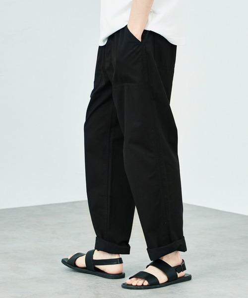 Alpha Industries（アルファインダストリーズ）の「イージーベーカーパンツ／シェフパンツ 無地（その他パンツ・メンズ・ブラック/オリーブ/ベージュ・LARGE/X-LARGE/SMALL/MEDIUM）」の2枚目の写真