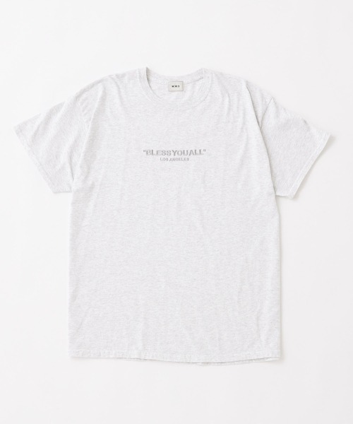 WHO'S WHO gallery（フーズフーギャラリー）の「【BLESS YOU/ブレスユー】ピグメント刺繍ロゴTEE（Tシャツ/カットソー・メンズ・ホワイト/アッシュグレー/ブラック/ネイビー/グリーン・FREE）」の20枚目の写真