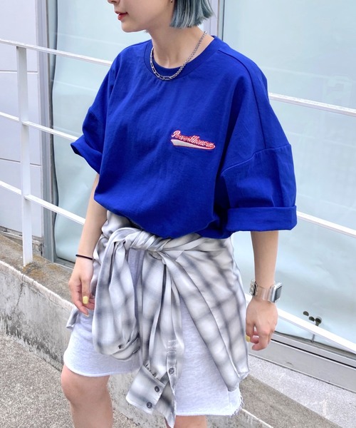 WHO'S WHO gallery（フーズフーギャラリー）の「【KOOKY'N/クーキー】ミニスタジアムTEE（Tシャツ/カットソー・メンズ・ホワイト/アッシュグレー/ブラック/ネイビー/ブルー/グリーン・FREE）」の6枚目の写真