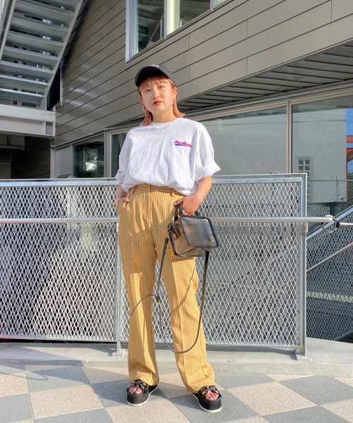 WHO'S WHO gallery（フーズフーギャラリー）の「【KOOKY'N/クーキー】ミニスタジアムTEE（Tシャツ/カットソー・メンズ・ホワイト/アッシュグレー/ブラック/ネイビー/ブルー/グリーン・FREE）」の15枚目の写真