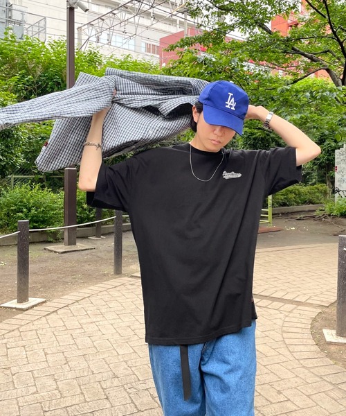 WHO'S WHO gallery（フーズフーギャラリー）の「【KOOKY'N/クーキー】ミニスタジアムTEE（Tシャツ/カットソー・メンズ・ホワイト/アッシュグレー/ブラック/ネイビー/ブルー/グリーン・FREE）」の21枚目の写真