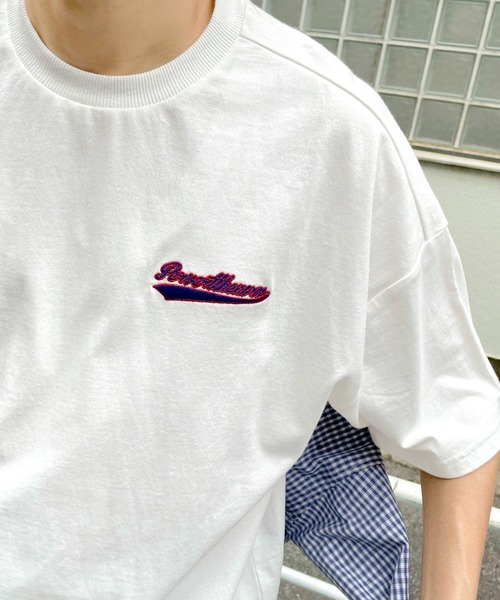 WHO'S WHO gallery（フーズフーギャラリー）の「【KOOKY'N/クーキー】ミニスタジアムTEE（Tシャツ/カットソー・メンズ・ホワイト/アッシュグレー/ブラック/ネイビー/ブルー/グリーン・FREE）」の16枚目の写真