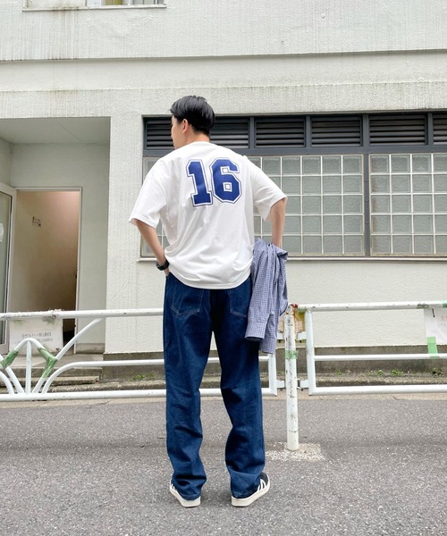 WHO'S WHO gallery（フーズフーギャラリー）の「【KOOKY'N/クーキー】ミニスタジアムTEE（Tシャツ/カットソー・メンズ・ホワイト/アッシュグレー/ブラック/ネイビー/ブルー/グリーン・FREE）」の20枚目の写真