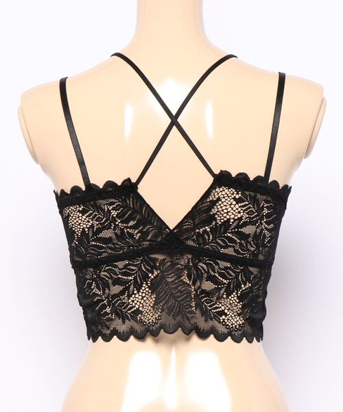 yuue' ( wear )(ユーイ)の「レイヤードレースキャミソール(キャミソール・レディース・ブラック/ベージュ/ラベンダー・FREE)」の6枚目の写真