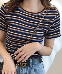 マルチボーダーTシャツ/カットソー【ZOZOTOWN限定】