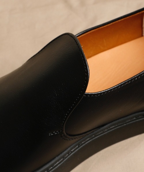 TOSS(トス)の「TOSS トス / Nice ニース ビブラムソール レザースリッポンシューズ / TS149-2A Nice(スリッポン・レディース・ブラック/ホワイト・8/9/7/10/5/4/6)」の5枚目の写真