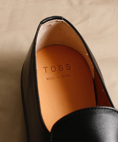 TOSS(トス)の「TOSS トス / Nice ニース ビブラムソール レザースリッポンシューズ / TS149-2A Nice(スリッポン・レディース・ブラック/ホワイト・8/9/7/10/5/4/6)」の6枚目の写真