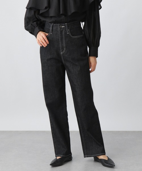 Ezick（エジック）の「カイハラレギュラーデニムパンツ（デニムパンツ・レディース・ブラック/グレー・SMALL/MEDIUM）」の17枚目の写真