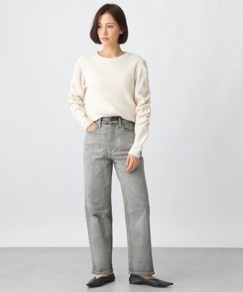 Ezick（エジック）の「カイハラレギュラーデニムパンツ（デニムパンツ・レディース・ブラック/グレー・SMALL/MEDIUM）」の5枚目の写真