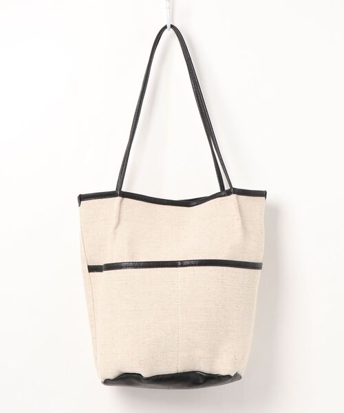 AMERICAN HOLIC(アメリカンホリック)の「パイピング縦長トートバッグ *〇(トートバッグ・レディース・ブラウン/ブラック・FREE)」の9枚目の写真