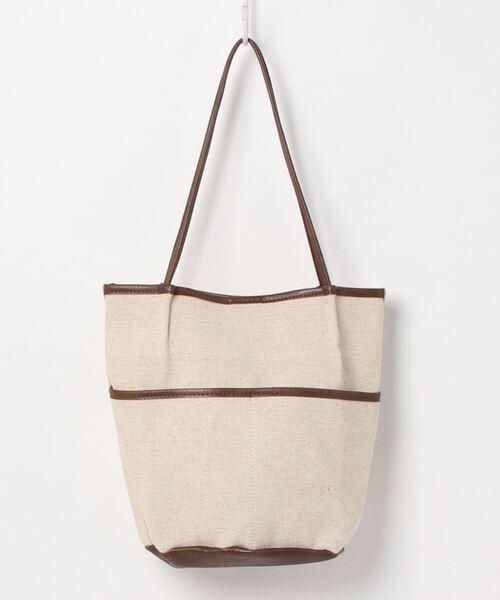 AMERICAN HOLIC(アメリカンホリック)の「パイピング縦長トートバッグ *〇(トートバッグ・レディース・ブラウン/ブラック・FREE)」の10枚目の写真