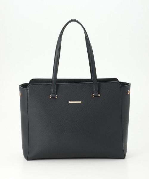 Honeys（ハニーズ）の「ＰＣポーチ付Ａ４トート（トートバッグ・レディース・グレイッシュベージュ/ネイビー/ブラック/ピンク系その他/ピンク・FREE）」の9枚目の写真