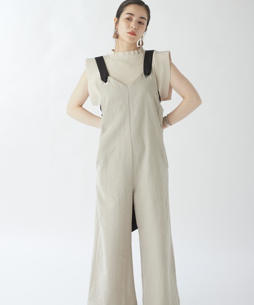 DRWCYS（ドロシーズ）の「バックリボンデザインコンビネゾン（サロペット/オーバーオール・レディース・ブラック/ベージュ/ブルー・SMALL/MEDIUM）」の18枚目の写真