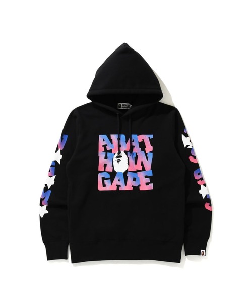 A BATHING APE（アベイシングエイプ）の「A BATHING APE PULLOVER HOODIE M（パーカー・メンズ・ホワイト/ブラック・MEDIUM/X-LARGE/SMALL/LARGE/XX-LARGE）」の2枚目の写真