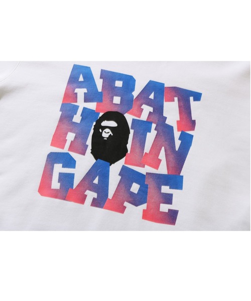 A BATHING APE（アベイシングエイプ）の「A BATHING APE PULLOVER HOODIE M（パーカー・メンズ・ホワイト/ブラック・MEDIUM/X-LARGE/SMALL/LARGE/XX-LARGE）」の10枚目の写真
