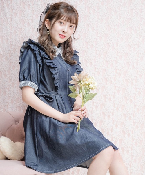 配色カラーラッフルシャツワンピース ワンピース Rojita ロジータ のファッション通販 Zozotown 配色カラーラッフルシャツワンピース ワンピース Rojita ロジータ のファッション通販 Zozotown