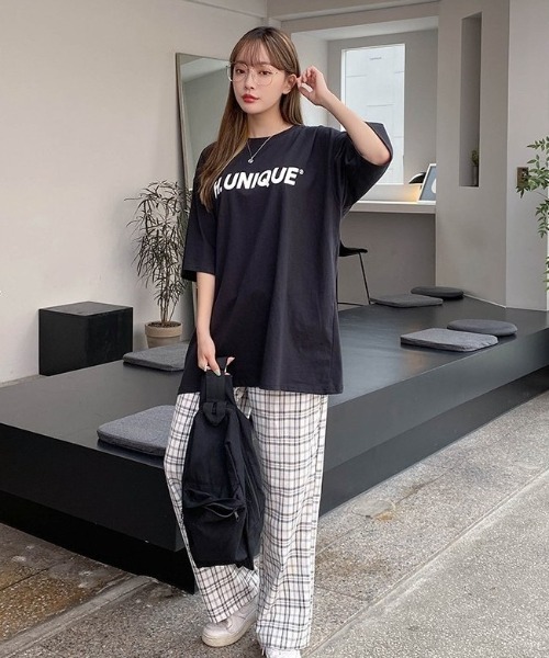SONA(ソナ)の「SONYUNARA UNIQUEレトロプリント半袖Tシャツ(Tシャツ/カットソー・レディース・ブラック・FREE)」の10枚目の写真