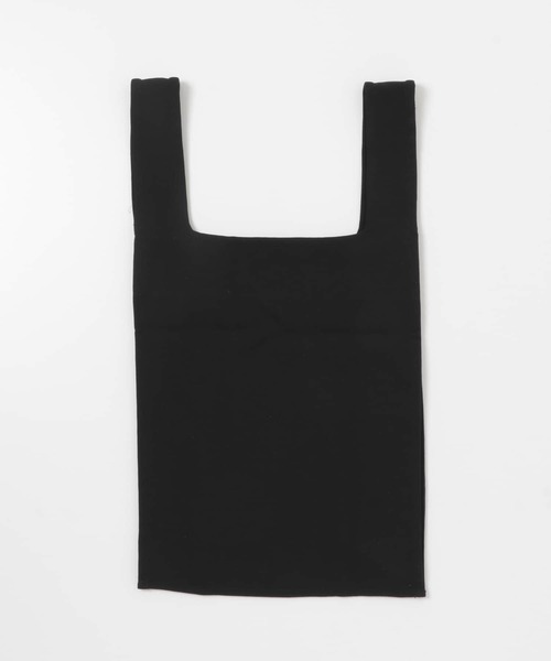 ITEMS URBANRESEARCH（アイテムズ アーバンリサーチ）の「ダブルクロス エコバッグ（トートバッグ・メンズ・ブラック・-）」の3枚目の写真