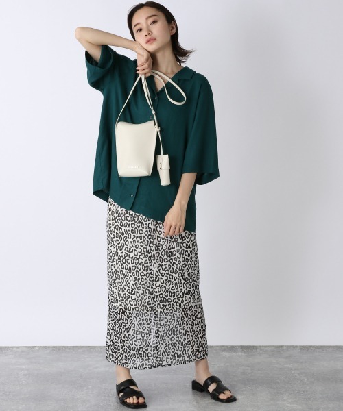 JEANASIS（ジーナシス）の「アソートカイキンシャツSS/957935（シャツ/ブラウス・レディース・オフホワイト/ブラック系その他/パープル系その他/グリーン・FREE）」の10枚目の写真