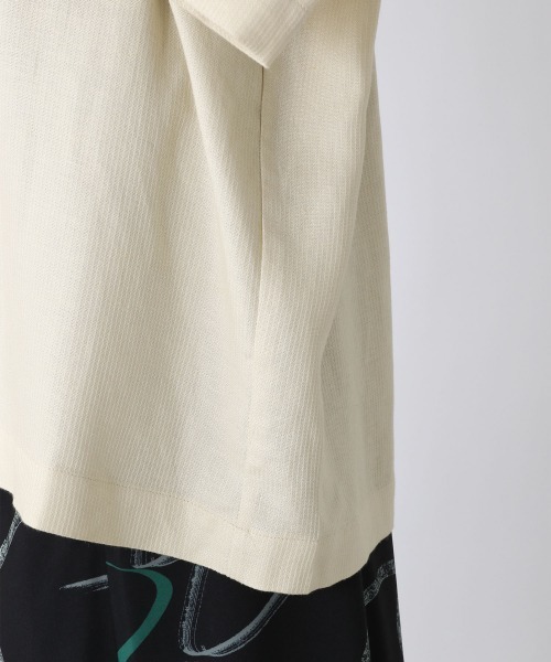 JEANASIS（ジーナシス）の「アソートカイキンシャツSS/957935（シャツ/ブラウス・レディース・オフホワイト/ブラック系その他/パープル系その他/グリーン・FREE）」の19枚目の写真