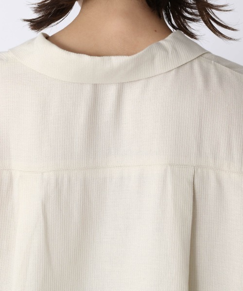 JEANASIS（ジーナシス）の「アソートカイキンシャツSS/957935（シャツ/ブラウス・レディース・オフホワイト/ブラック系その他/パープル系その他/グリーン・FREE）」の20枚目の写真