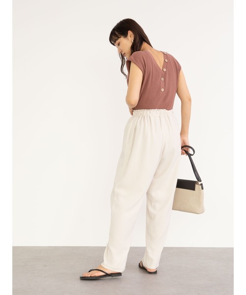 Sugar spoon(シュガースプーン)の「・SUGAR SPOON 2wayフレンチコットンニット*(ニット/セーター・レディース・ライトカーキ/ブラウン/ブラック/チャコールグレー/モカ/アイボリー・FREE)」の12枚目の写真