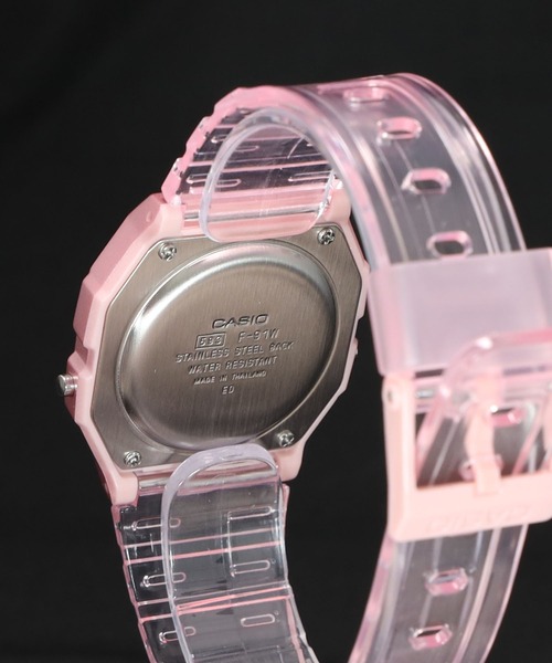 CASIO(カシオ)の「CASIO Collection / F-91WS-4JH(デジタル腕時計・メンズ・ピンク・FREE)」の12枚目の写真