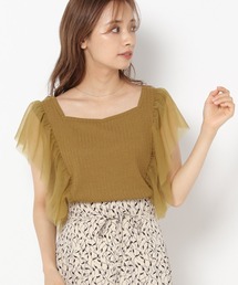 mysty woman | サイドチュール2WAYプルオーバー 218379(Tシャツ/カットソー)