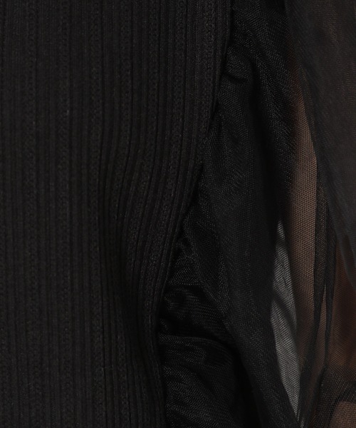 mysty woman（ミスティウーマン）の「サイドチュール2WAYプルオーバー 218379（Tシャツ/カットソー・レディース・ブラック/アイボリー/イエロー系その他・FREE）」の14枚目の写真