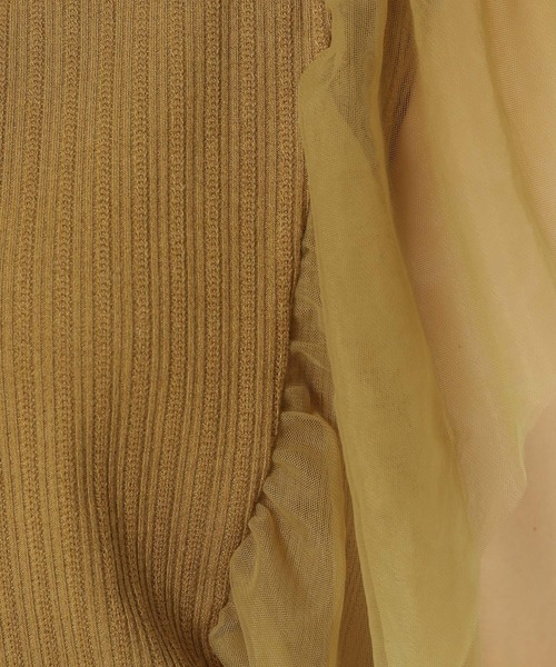 mysty woman（ミスティウーマン）の「サイドチュール2WAYプルオーバー 218379（Tシャツ/カットソー・レディース・ブラック/アイボリー/イエロー系その他・FREE）」の16枚目の写真