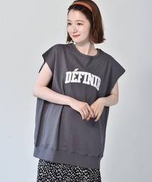 RETRO GIRL | カレッジロゴウラケノースリ(Tシャツ/カットソー)