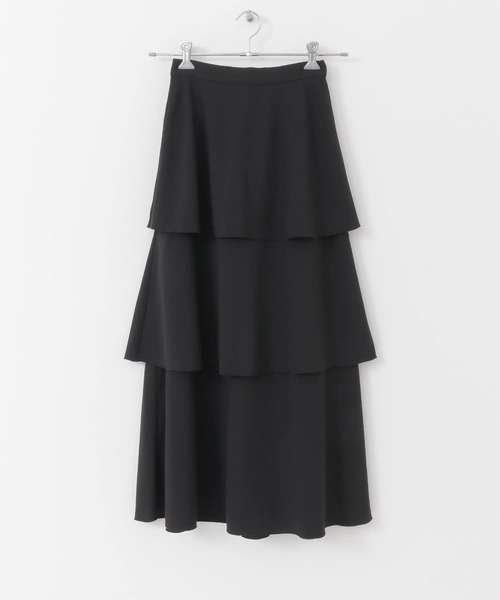 UR Lab.（アーバンリサーチラボ）の「ティアードスカート（スカート・レディース・ブラック/オフホワイト/グリーン・FREE）」の19枚目の写真