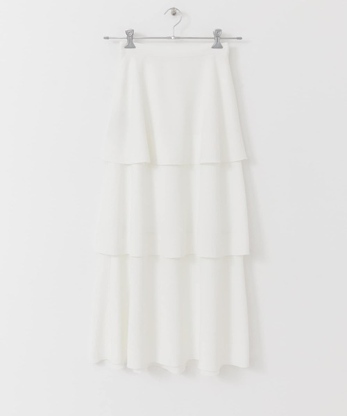 UR Lab.（アーバンリサーチラボ）の「ティアードスカート（スカート・レディース・ブラック/オフホワイト/グリーン・FREE）」の22枚目の写真