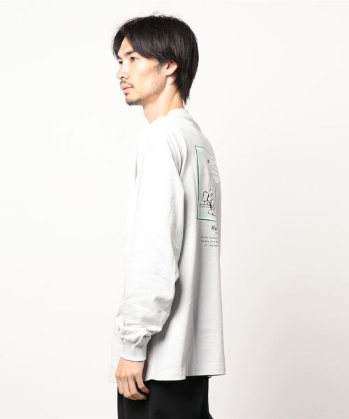 Mark Gonzales（マーク・ゴンザレス）の「【MARK GONZALES】アートグラフィックロンＴ（Tシャツ/カットソー・メンズ・ホワイト/ブラック/グレー/オフホワイト/ブルー/グリーン・S/M/L/XL）」の7枚目の写真