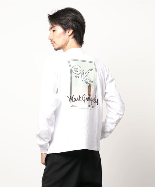Mark Gonzales（マーク・ゴンザレス）の「【MARK GONZALES】アートグラフィックロンＴ（Tシャツ/カットソー・メンズ・ホワイト/ブラック/グレー/オフホワイト/ブルー/グリーン・S/M/L/XL）」の8枚目の写真