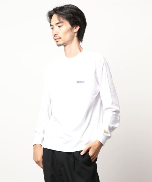 Mark Gonzales（マーク・ゴンザレス）の「【MARK GONZALES】アートグラフィックロンＴ（Tシャツ/カットソー・メンズ・ホワイト/ブラック/グレー/オフホワイト/ブルー/グリーン・S/M/L/XL）」の14枚目の写真