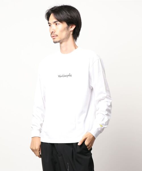 Mark Gonzales（マーク・ゴンザレス）の「【MARK GONZALES】アートグラフィックロンＴ（Tシャツ/カットソー・メンズ・ホワイト/ブラック/グレー/オフホワイト/ブルー/グリーン・S/M/L/XL）」の20枚目の写真