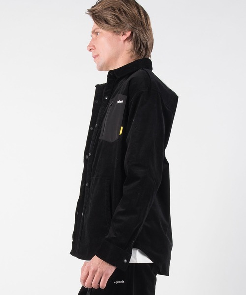 +phenix（プラスフェニックス）の「+phenix（プラスフェニックス）Stretch Corduroy Shirt（シャツ/ブラウス・メンズ・ブラック/オフホワイト/カーキ・S/M/L/XL/XXL）」の8枚目の写真