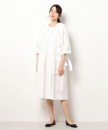ERIKA CAVALLINI | Curensology(カレンソロジー)/【ERIKA CAVALLINI / エリカ カヴァリーイニ】  コットンワンピース(ワンピース)
