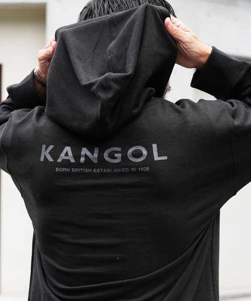 KANGOL（カンゴール）の「KANGOL カンゴール /ブランド別注 ビッグシルエット オーバーサイズ ロゴ刺繍 プルオーバー フーディー スウェット パーカー（パーカー・メンズ・ホワイト系その他3/ブルー系その他/ベージュ系その他2/ホワイト系その他/ホワイト×ブラック/ブラック系その他3/ベージュ系その他/ブラック系その他2/ブルー系その他3/ブラック×ホワイト/ホワイト系その他2/ブラック系その他/ブルー系その他2/ベージュ系その他3/ホワイト系その他4/ブラック系その他5/ホワイト系その他5/ブラック系その他4・LARGE/MEDIUM/SMALL/X-LARGE）」の22枚目の写真