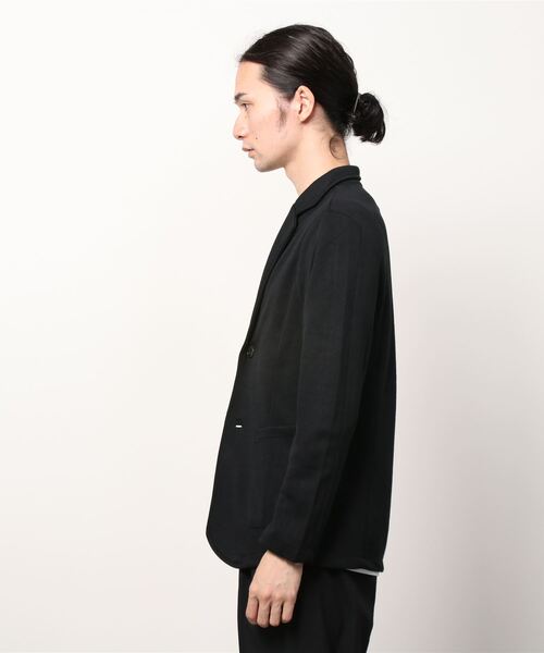 ８(eight)（エイト）の「ポンチテーラード（テーラードジャケット・メンズ・ネイビー/チャコールグレー/ブラック・X-LARGE/MEDIUM/LARGE）」の4枚目の写真