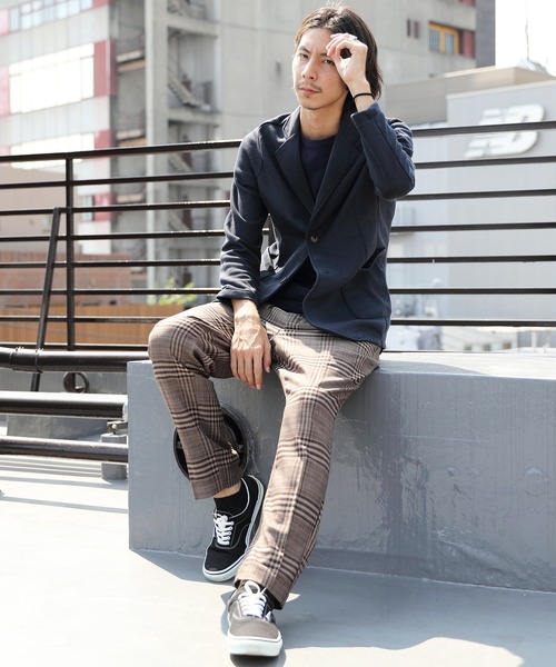 ８(eight)（エイト）の「ポンチテーラード（テーラードジャケット・メンズ・ネイビー/チャコールグレー/ブラック・X-LARGE/MEDIUM/LARGE）」の17枚目の写真