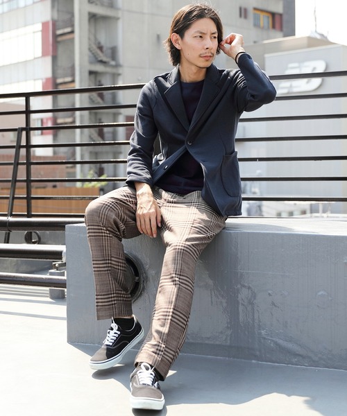 ８(eight)（エイト）の「ポンチテーラード（テーラードジャケット・メンズ・ネイビー/チャコールグレー/ブラック・X-LARGE/MEDIUM/LARGE）」の18枚目の写真