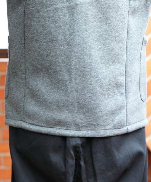 ８(eight)（エイト）の「ポンチテーラード（テーラードジャケット・メンズ・ネイビー/チャコールグレー/ブラック・X-LARGE/MEDIUM/LARGE）」の7枚目の写真